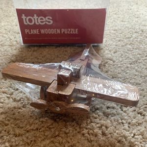 NWT! Wooden Airplane Puzzle